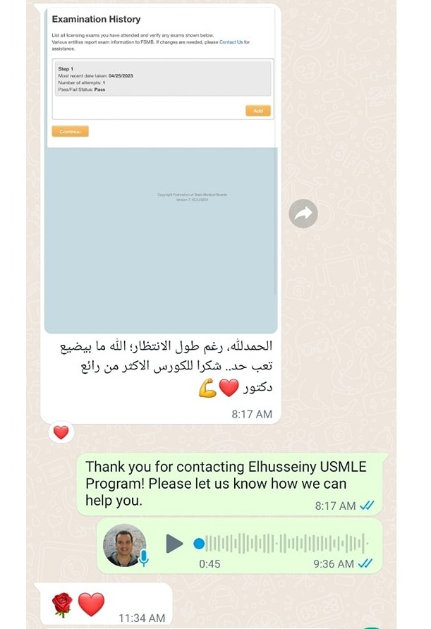 Abdelhamid USMLE Step 1 Experience